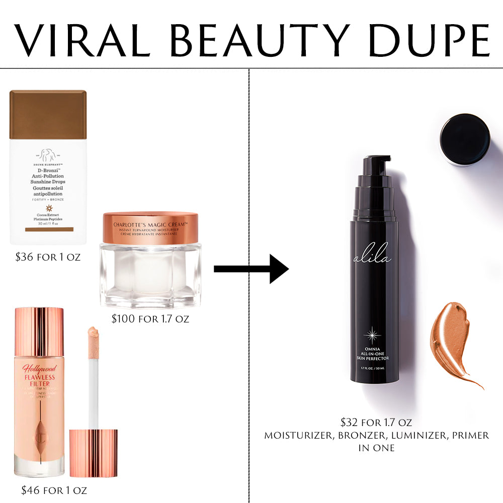 Viral Glowing, Bronzed Skin Beauty Dupe